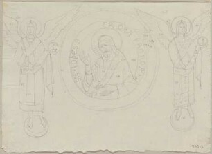 Von dem Deckengemälde des Langschiffs in der oberen Kirche von San Francesco in Assisi von Cimabue