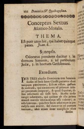 286-293, Conceptus Sextus. Ascetico-Moralis.