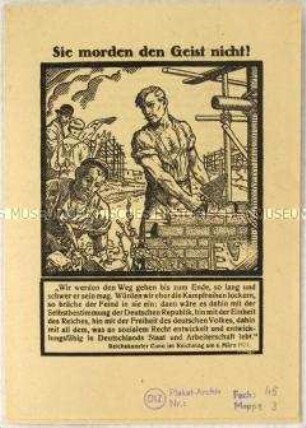 Flugschrift gegen die Ruhrbesetzung