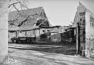 Röhrsdorf, Rittergut, verfallene Wirtschaftsgebäude