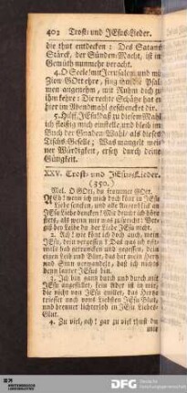 XXV. Trost- und Jesus-Lieder.
