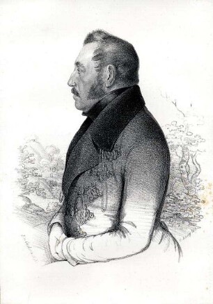 Album der Tischgesellschaft im Darmstädter Hof. Forstmeister Schrickel