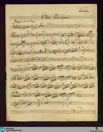 Concertos - Don Mus.Ms. 1085 : ob, orch; C