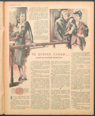 Se quiere casar... : Cuento por Rafael Montaña