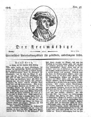 Nro. 93, Montag, den 9. May 1808