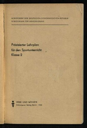 1968: Klasse 2