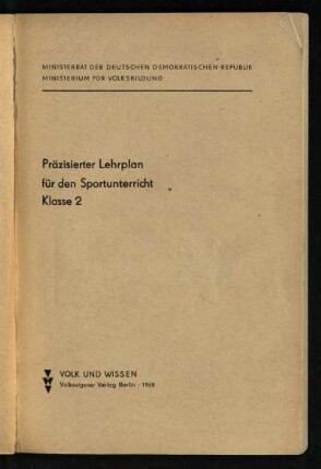 1968: Klasse 2