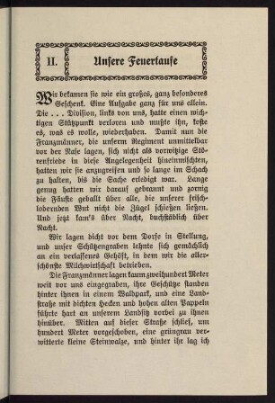 13-19, II. Unsere Feuertaufe