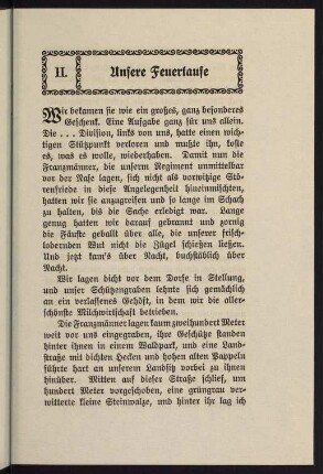 13-19, II. Unsere Feuertaufe