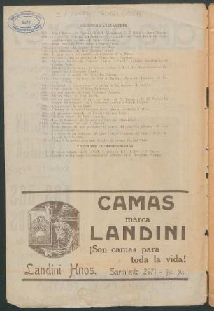 Colección Argentores [y] Ediciones extraordinarias