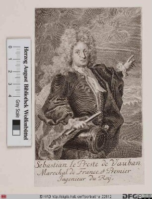 Bildnis Sébastien Le Prestre, seigneur de Vauban