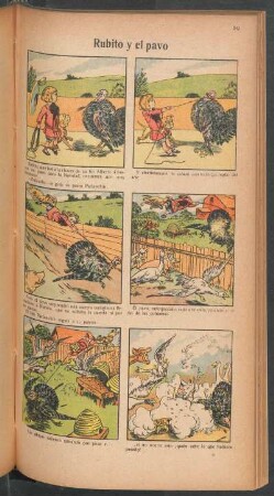 Rubito y el pavo - [Cómic]