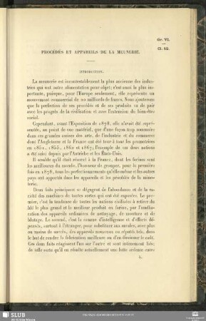 Procédés Et Appareils De La Meunerie