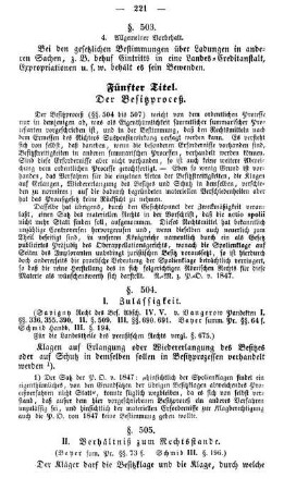 II. Verhältniß zum Rechtsstande.