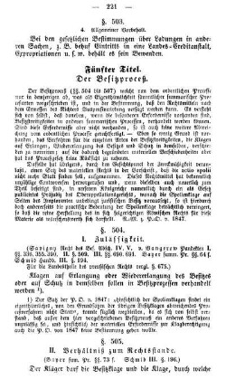 II. Verhältniß zum Rechtsstande.
