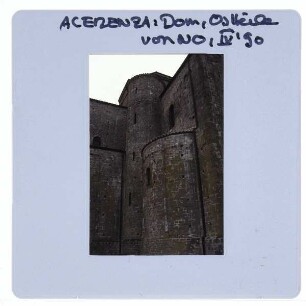 Acerenza, Kathedrale : Nordostansicht Ostteile