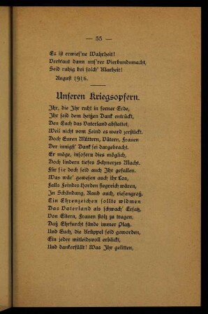 55-56, Unseren Kriegsopfern