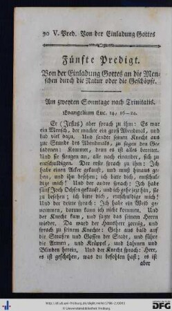 Fünfte Predigt.