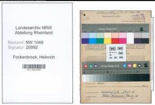 Entnazifizierung Heinrich Fockenbrock , geb. 25.05.1913 (Polizist)