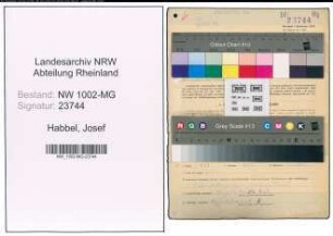 Entnazifizierung Josef Habbel , geb. 19.10.1893 (Fahrer)