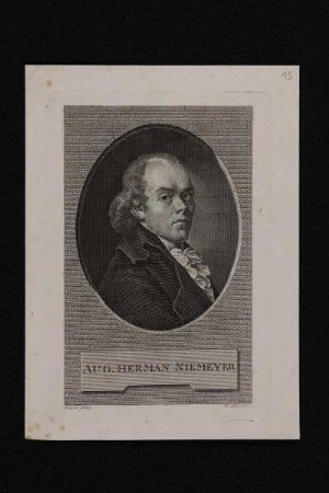Bildnis des Aug. Herman Niemeyer