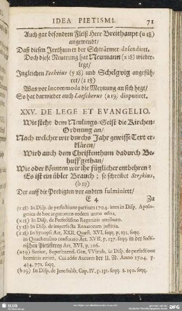 XXV. De Lege Et Evangelio