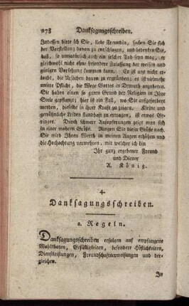4. Danksagungsschreiben.