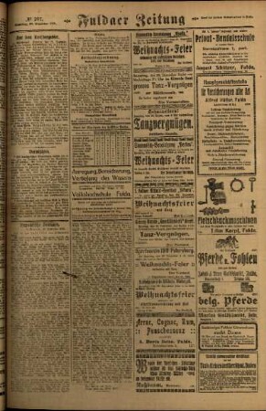 Zweite Ausgabe vom Samstag, den 27. Dezember 1919.