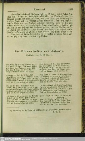 Die Blumen duften und blühen