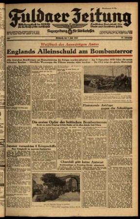 Ausgabe vom Mittwoch, den 07. Juli 1943.
