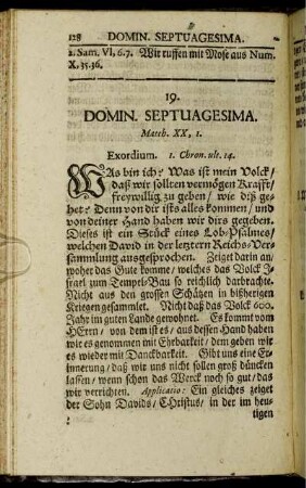 19. Domin. Septuagesima.