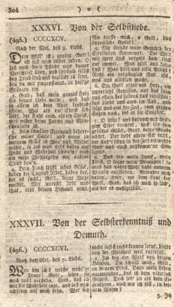 XXXVII. Von der Selbsterkenntniß und Demuth.