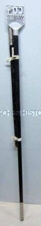 Fahnenstange mit Emblem der Freien Deutschen Jugend zu Ehrenbanner der Freien Deutschen Jugend