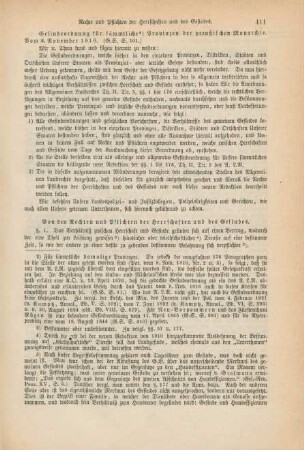 Fünfter Titel. Von den Rechten und Pflichten der Herrschaften und des Gesindes