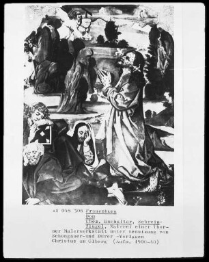 Altar in geschlossenem Zustand: Leidensgeschichte Christi — Gethsemane