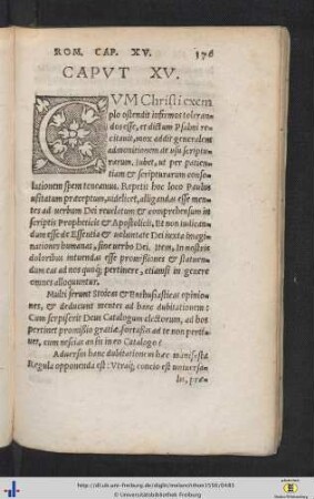 In epistolam ad Rom. Cap. XV.
