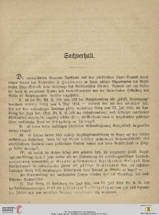 Sachverhalt