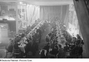 Veranstaltung zum Empfang der polnischen Delegation, Blick in den Veranstaltungssaal mit den Teilnehmern