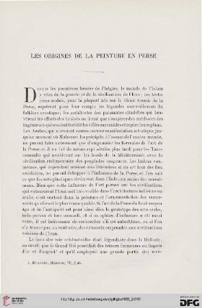 3. Pér. 34.1905: Les origines de la peinture en Perse