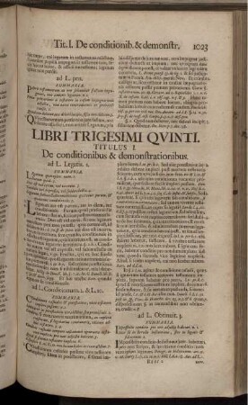 Libri Trigesimi Quinti.
