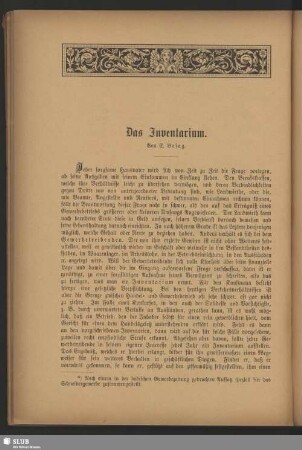 Das Inventarium