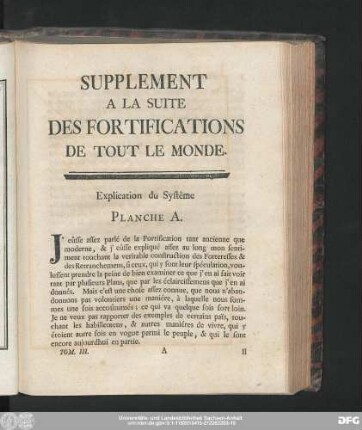 Explication du Systême