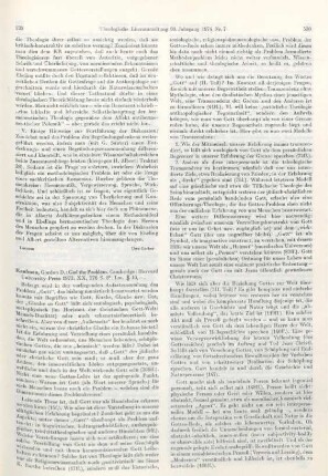 529-531 [Rezension] Kaufman, Gordon D., God the problem