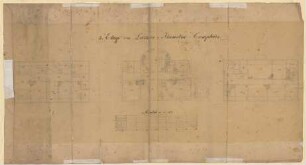 Weimar, dritte Etage des Landes-Industrie-Comptoirs, Grundriss