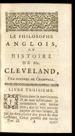 Livre Troisieme