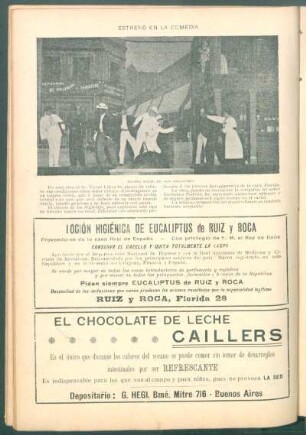 Estreno en la comedia