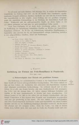 4. Kapitel: Entstehung der Formen der Früh-Renaissance in Frankreich