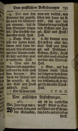Von geistlichen Anfechtungen.