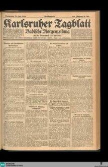 Karlsruher Tagblatt, Abendausgabe