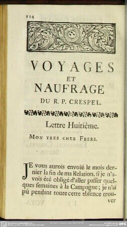 Lettre Huitième